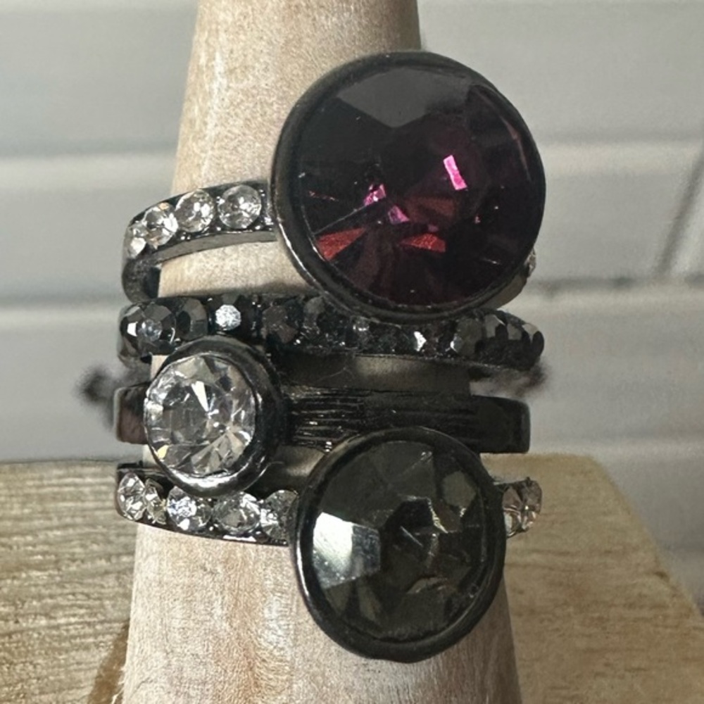 Multi-Stone Stacked Ring‎ - Picture 11 of 13